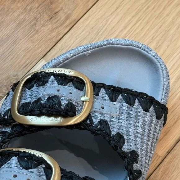 Loeffler Randall Theo Blue Two−Band Sandal - Picture 15 of 15